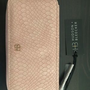 NWT Hudson Bleecker Pink Clutch